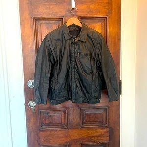 Vintage Bellavia Leather Bomber Jacket SZ 42